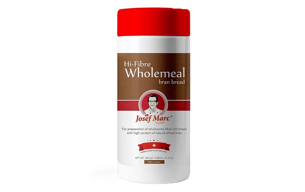 Josef Marc Hi-Fibre Wholemeal Bran Bread   Plastic Bottle  400 grams